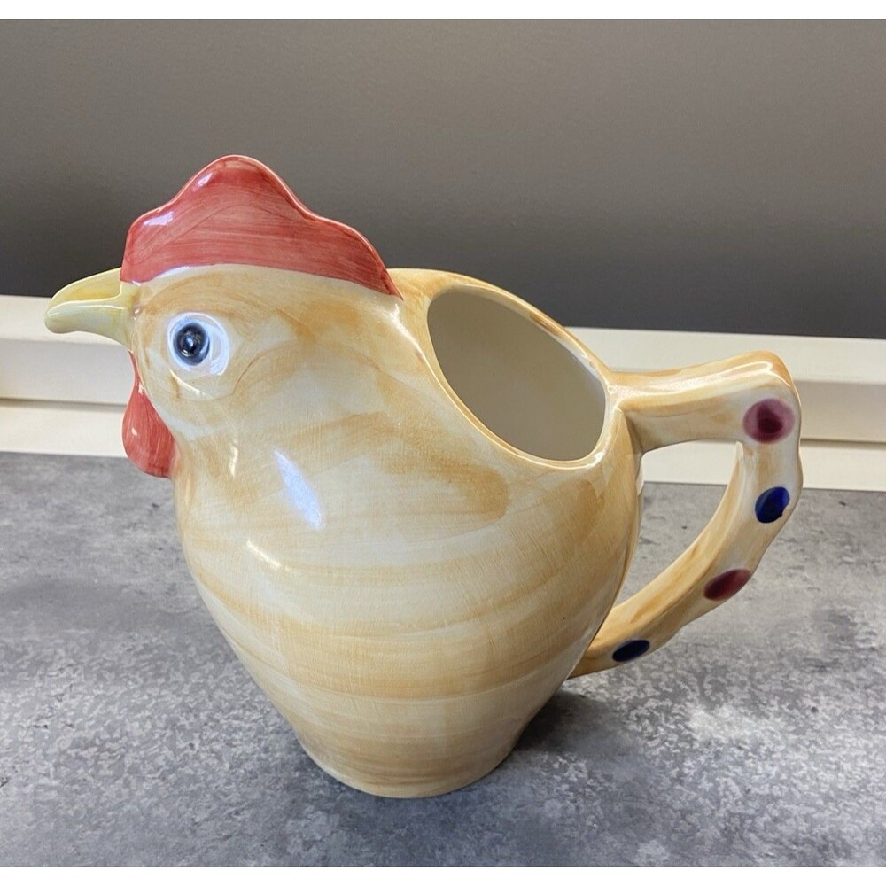 Chubby Chicken Kitchen Decor Hand Painted Made in Portugal